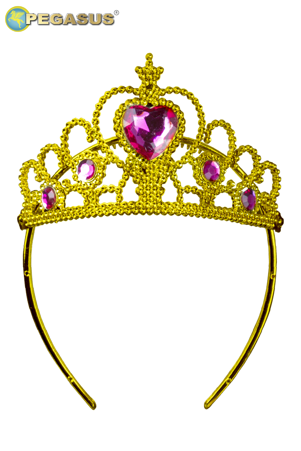 CORONA PRINCIPESSA ORO/FUXIA